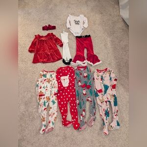 18month Festive Christmas Holiday Baby Clothing Set